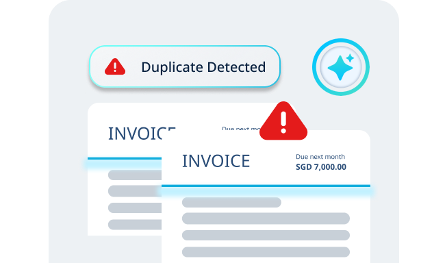 duplicated invoice
